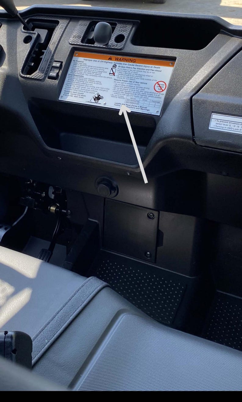 2016–2022 Honda Pioneer 1000 Accessory Switch Panel